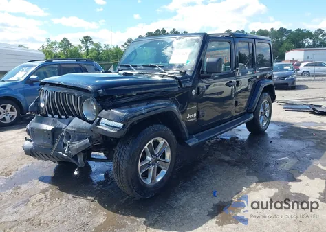 2020 Jeep Wrangler Unlimited Sahara 4X4 from USA, damaged, VIN 1C4HJXEG9LW119763